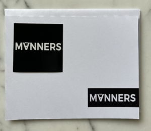 Manners Notecard with Manners Sticker